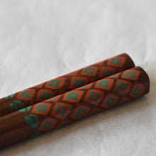 画像をギャラリービューアに読み込む, 柿柄/うるしのおはし|warped(ワープド)