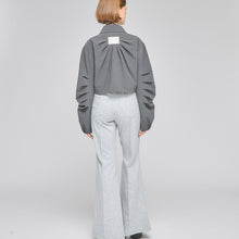 画像をギャラリービューアに読み込む, タック エッグシルエット ブルゾン|Nora Lily elle(ノラリリーエル)
