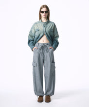 画像をギャラリービューアに読み込む, 【期間限定】カーゴ チェック ワイド パンツ|Nora Lily elle(ノラリリーエル)
