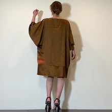 画像をギャラリービューアに読み込む, 着物リメイク ケープ袖ワンピース|komomo(コモモ)