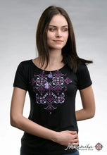 画像をギャラリービューアに読み込む, 刺繍入りT-シャツ|Ukrainian Embroidery Wear ”Mavka”(ウクライナシシュウノアパレル マウカ)