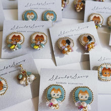 画像をギャラリービューアに読み込む, ねこピアス 三毛猫|slowly&starry(スローリーアンドスターリー)