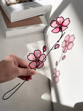 画像をギャラリービューアに読み込む, 桜の枝|wire art Niko(ワイヤーアートニコ)