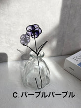 画像をギャラリービューアに読み込む, カラフルパンジー|wire art Niko(ワイヤーアートニコ)