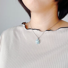 画像をギャラリービューアに読み込む, 花束ネックレス|necklace|ピンク、ブルー|c.momoka(シーモモカ)