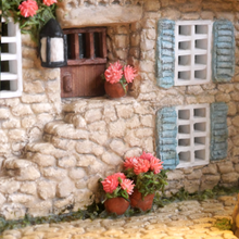 画像をギャラリービューアに読み込む, ソーラーライトのモルタルハウス・プロヴァンスの街並み(アーチ)|plants.garden.paradise(プランツガーデンパラダイス)