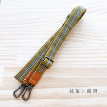 画像をギャラリービューアに読み込む, 真田紐 マルチショルダー cotton100% 牛革 木綿 肩が楽チン ショルダーベルト|六屋(ムツヤ)