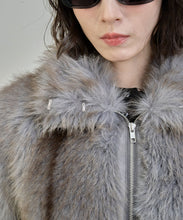 画像をギャラリービューアに読み込む, モルテッド フェイクファー ブルゾン|Nora Lily elle(ノラリリーエル)