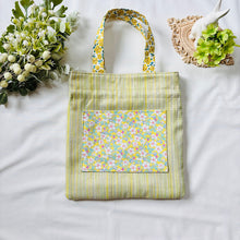 画像をギャラリービューアに読み込む, パッチワーク巾着バッグ(イエロー)|Nikomatch(ニコマッチ)