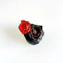 画像をギャラリービューアに読み込む, 炭オブジェ / 黒+オレンジ|櫂の炭(カイノスミ)