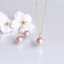 画像をギャラリービューアに読み込む, 天然色ピンク淡水パールネックレス|SAKURA jewelry(サクラジュエリー)