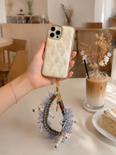 画像をギャラリービューアに読み込む, ブルーリボンショートスマホストラップ|Sparkly Japan(スパークリージャパン)