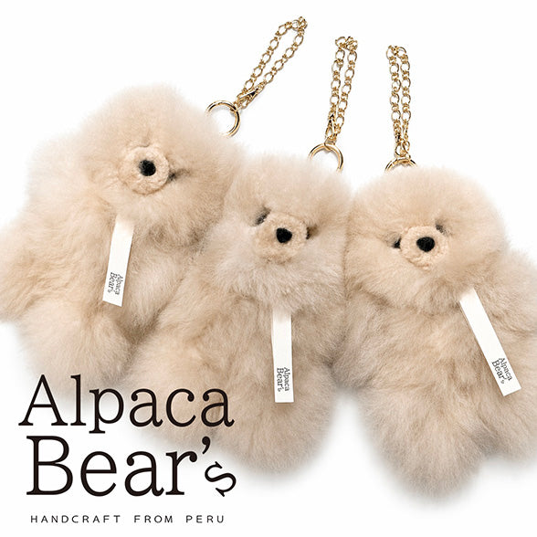 バッグチャーム】 アルパカベア テディベア ぬいぐるみ（Box付