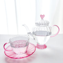 画像をギャラリービューアに読み込む, 桜ハートティーセット(耐熱ガラス)|Blanche Neige By ちょこにゃん(ブランシュネージュバイチョコニャン)