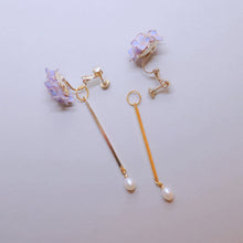 画像をギャラリービューアに読み込む, 紫陽花と淡水パールのピアス(イヤリング)|s.o.f.i. (ソフィー)