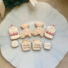 画像をギャラリービューアに読み込む, バースデークッキーセット グレーver|sumirecookies(スミレクッキーズ)