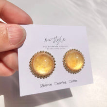 画像をギャラリービューアに読み込む, semicircleオレンジピアス/イヤリング|mi-style(ミースタイル)