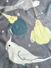 画像をギャラリービューアに読み込む, オカメインコさんハンカチ〈オカメパウダー〉|コトリヨガ