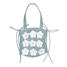 画像をギャラリービューアに読み込む, Rugby ball bag<Leather Flower motif>|Cherry on top(チェリーオントップ)