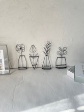 画像をギャラリービューアに読み込む, 立体鉢植え|wire art Niko(ワイヤーアートニコ)