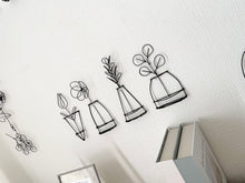 画像をギャラリービューアに読み込む, 立体鉢植え|wire art Niko(ワイヤーアートニコ)