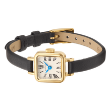 画像をギャラリービューアに読み込む, TSUKI 淡月 / MINI SQUARE GOLD WHITE BLACK LEATHER|MATOW(マトウ)