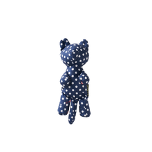画像をギャラリービューアに読み込む, -【さくら耳猫 M 】-フォルダブルバッグCAT-M ポルカドット/ネイビー|Eleph(エレフ)