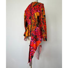 画像をギャラリービューアに読み込む, Patchwork shirt leopard redpinkー パッチワークシャツ レオパード レッドピンク|Merci DIEU(メルシーデュー)