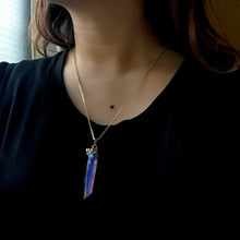 画像をギャラリービューアに読み込む, あの日の|オーロラ水晶ネックレス|Une(ウーネ)