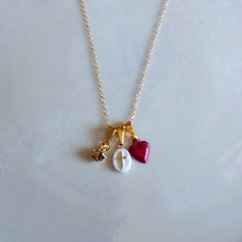画像をギャラリービューアに読み込む, Three Top Necklace / 14KGF chain|soiesoie(ソワソワ)