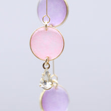 画像をギャラリービューアに読み込む, 美濃和紙のイヤリング/ピアス・前後で揺れるドット|マッチュルーム