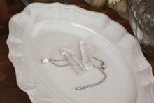 画像をギャラリービューアに読み込む, 「月の雫珠」国産あこや真珠バロックパール*サージカルステンレス・ブレスレット「スタッドチェーン」|ツバメ舎(ツバメシャ)