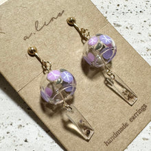 画像をギャラリービューアに読み込む, あさがお風鈴ピアス/イヤリング|a.line(エーライン)