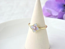 画像をギャラリービューアに読み込む, 小さな紫陽花のリング(アジサイ)|Lab407(ラボヨンマルナナ)