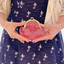 画像をギャラリービューアに読み込む, クリアがま口 本革 小銭入れ 小物入れ スケルトンがま口|六屋(ムツヤ)