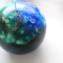 画像をギャラリービューアに読み込む, 瑠璃色の地球キャンドル|鷹美CANDLE(タカミキャンドル)