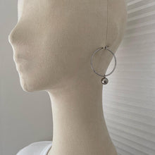 画像をギャラリービューアに読み込む, Big hoop piece silver ピアス イヤリング | LUNACHIC(ルナシック)
