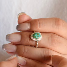 画像をギャラリービューアに読み込む, Emerald Valley turquoise ring 11号|MARIA JEWELRY(マリアジュエリー)