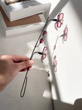 画像をギャラリービューアに読み込む, 桜の枝|wire art Niko(ワイヤーアートニコ)
