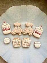 画像をギャラリービューアに読み込む, バースデークッキーセット グレーver|sumirecookies(スミレクッキーズ)