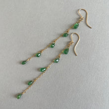 画像をギャラリービューアに読み込む, ツァボライト2WAYピアス|Na Lumière (ナ ルミエール)