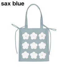 画像をギャラリービューアに読み込む, Rugby ball bag<Leather Flower motif>|Cherry on top(チェリーオントップ)