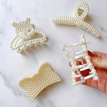 画像をギャラリービューアに読み込む, パールヘアクリップ|sugar.C beauty(シュガーシービューティー)