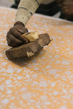 画像をギャラリービューアに読み込む, 上質インドコットン 切り替えミディドレス ピーチファズ|MANGALA ARATI(マンガラ アーラティー)