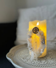 画像をギャラリービューアに読み込む, フラワーアートキャンドル フラッフィーリース|ciel bleu(シエルブルー)