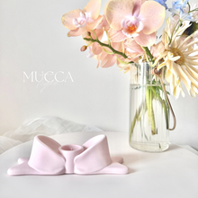 画像をギャラリービューアに読み込む, Jesmonite Ribbon Candle Holder|Mucca x Tigre(ムッカティーグレ)