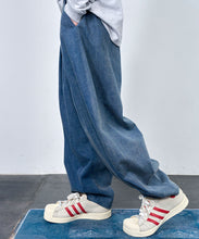 画像をギャラリービューアに読み込む, 【期間限定】タック ウォッシュデニム バレル パンツ|Nora Lily(ノラリリー)