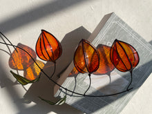 画像をギャラリービューアに読み込む, ほおずきの枝|wire art Niko(ワイヤーアートニコ)