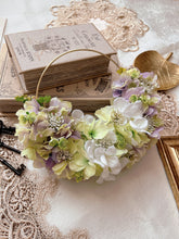 画像をギャラリービューアに読み込む, ふわふわ紫陽花フラワーリース|flowers luciole(フラワーズ ルシオール)