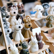 画像をギャラリービューアに読み込む, おりこうな犬のキャンドル【シュナウザー】Gray|Studiok.k(スタジオケーケー)